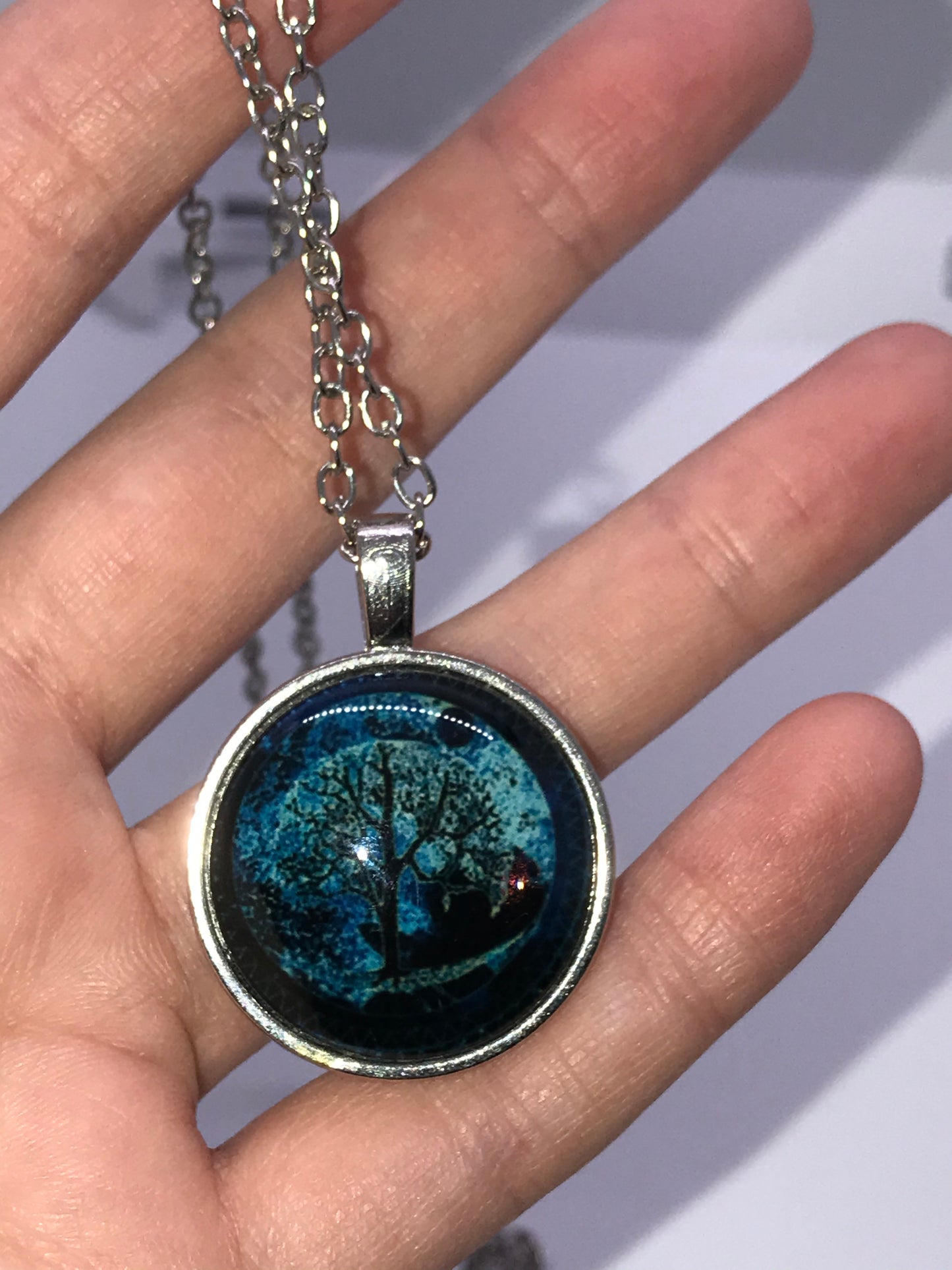 20" Tree at Night Necklace