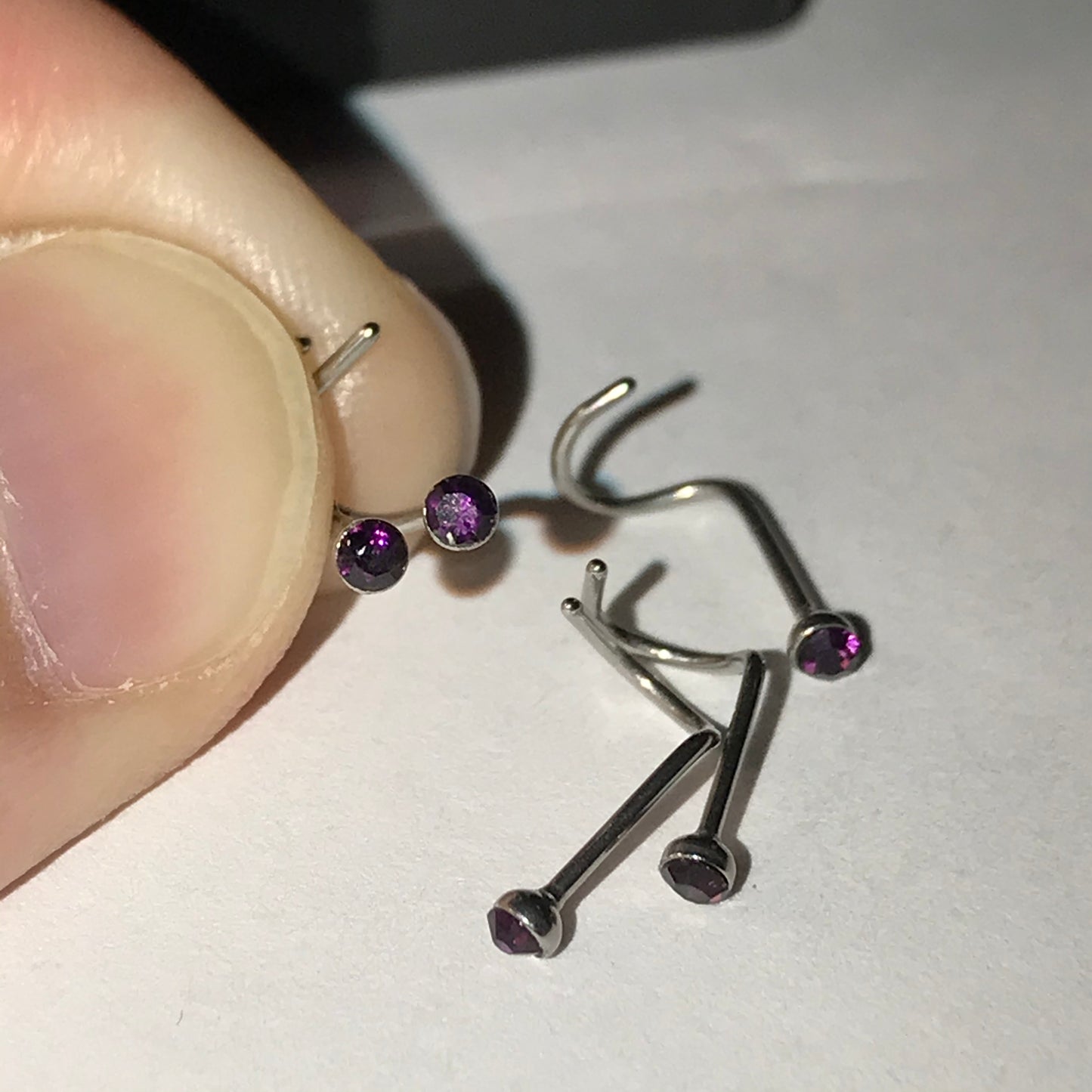 22 Gauge Curved Nose Rings