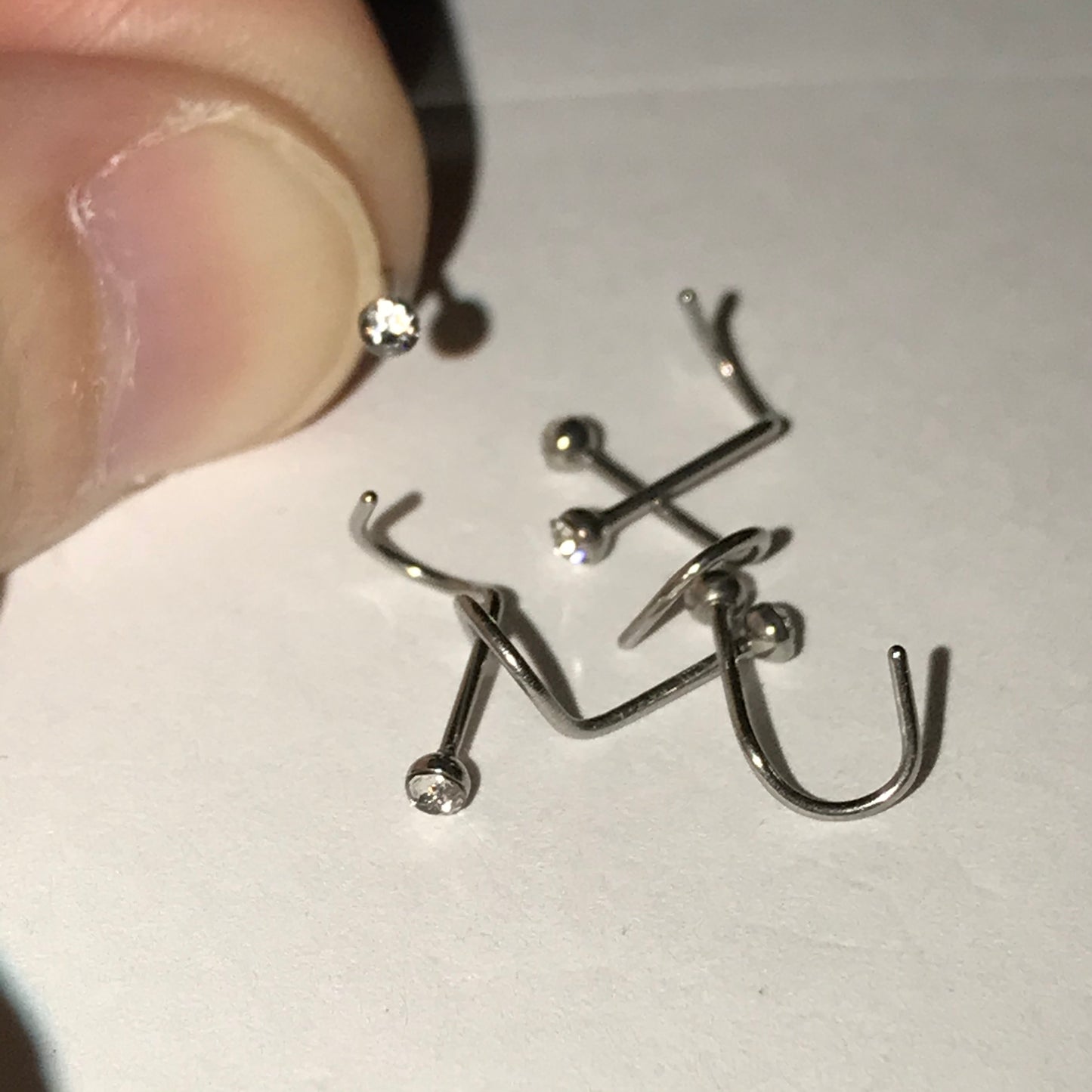 22 Gauge Curved Nose Rings
