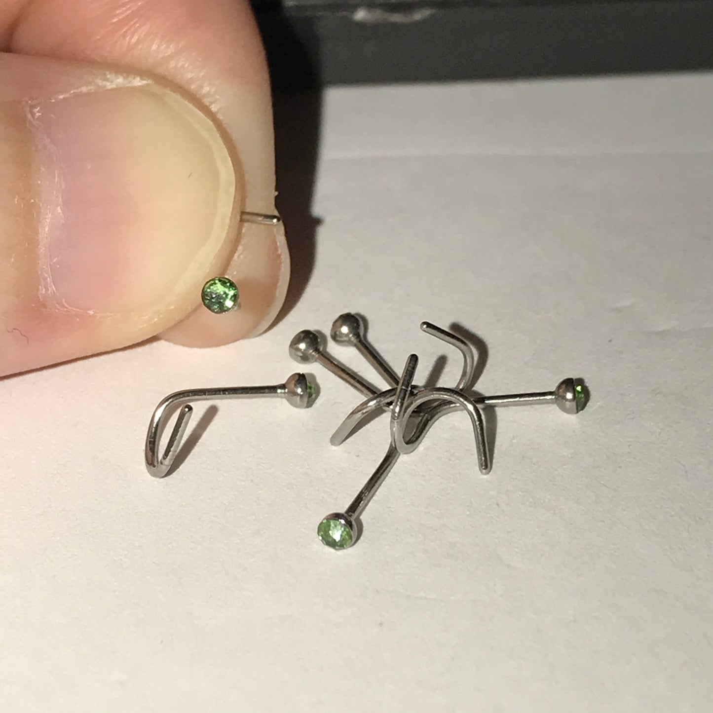 22 Gauge Curved Nose Rings