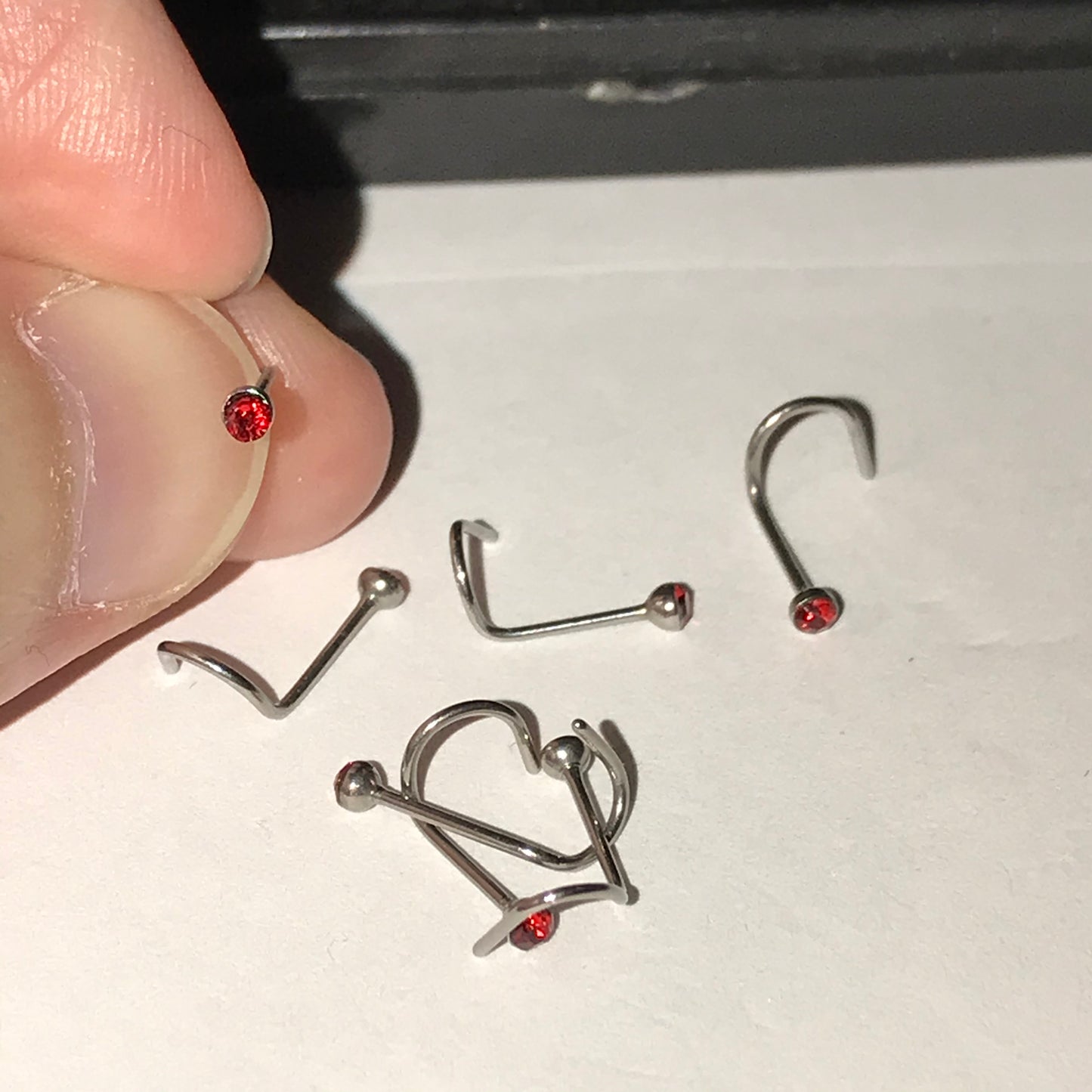 22 Gauge Curved Nose Rings