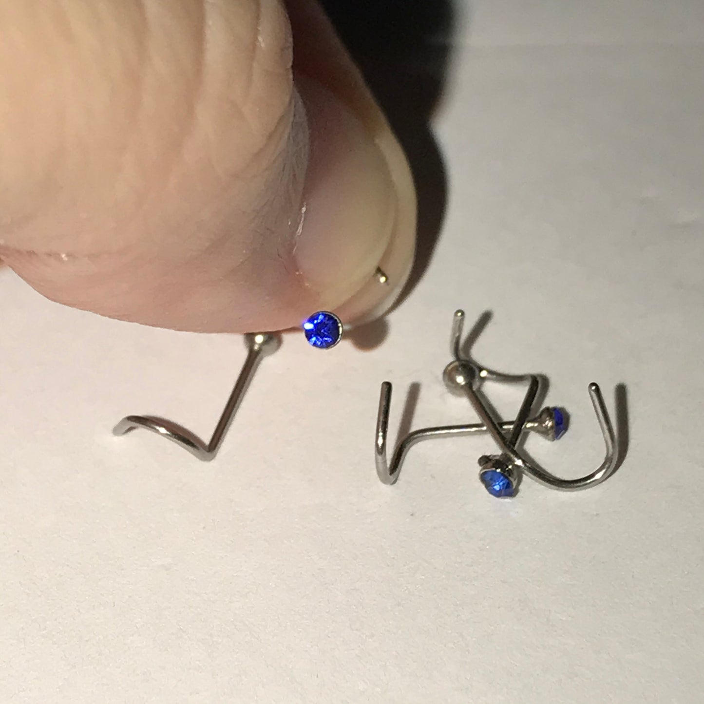22 Gauge Curved Nose Rings