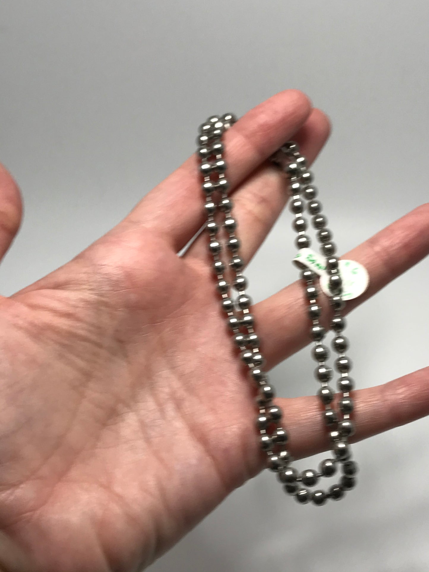 22" 4.4mm Ball Chain Steel Necklace