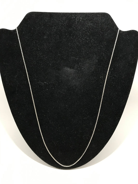 24 1/2" 1.5mm Silver Rolo Necklace