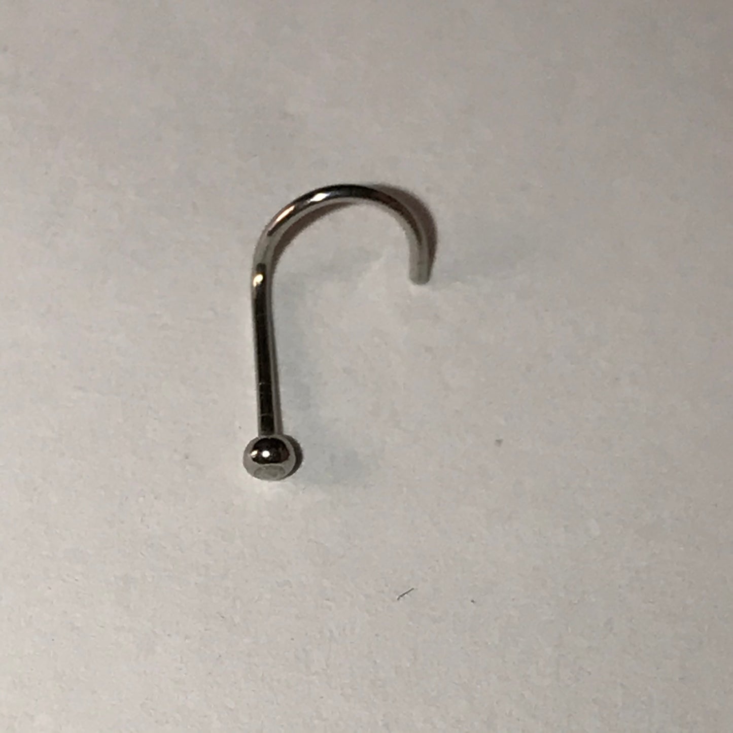 2mm Round 20 Gauge Curved Nose Ring