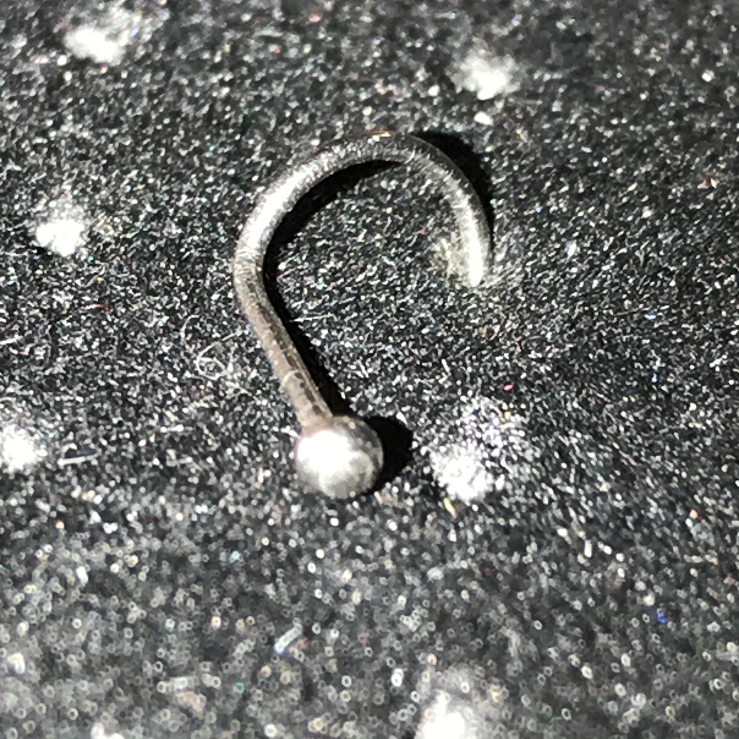 2mm Round 20 Gauge Curved Nose Ring
