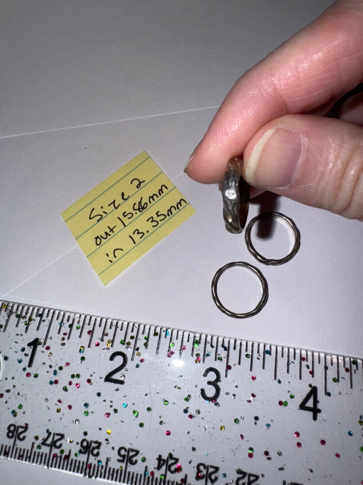 Sterling Silver Celtic Ring, Size 2
