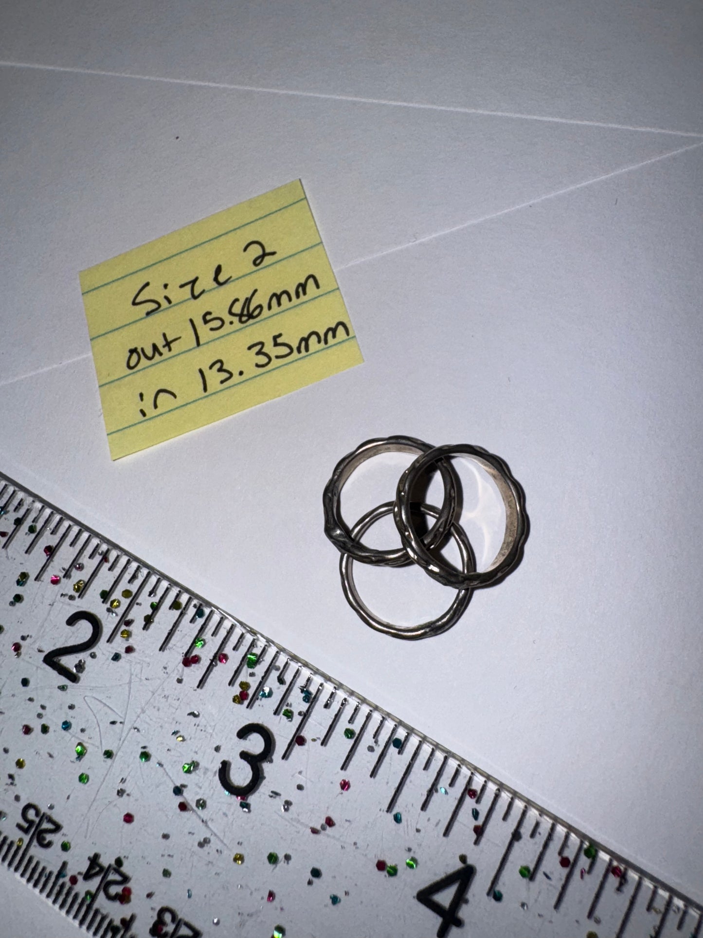 Sterling Silver Celtic Ring, Size 2