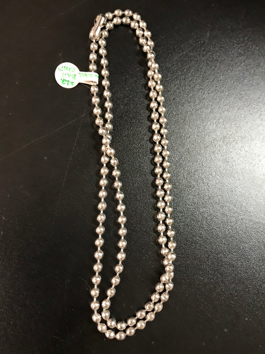 30" 4.4 mm Ball Chain Steel Necklace