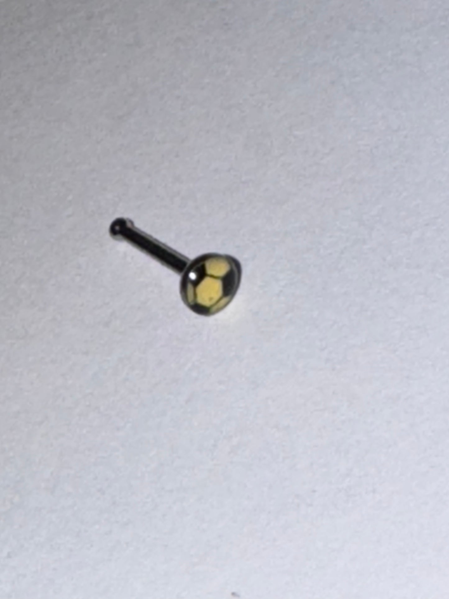 3mm Round Design 20 gauge nose rings
