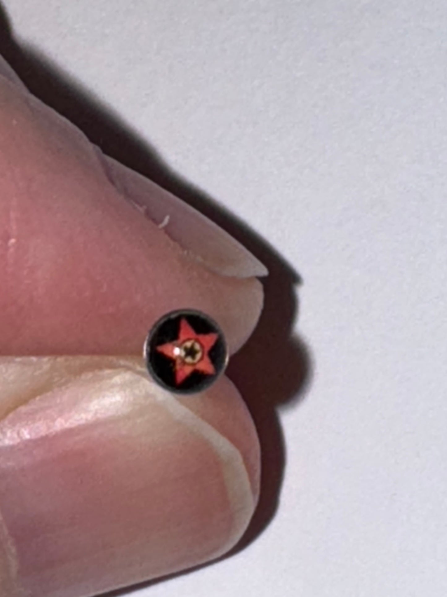 3mm Round Design 20 gauge nose rings