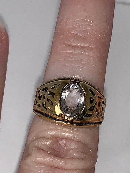 14 KT GE ESPO Vintage Gold Ring, Size 4 1/4