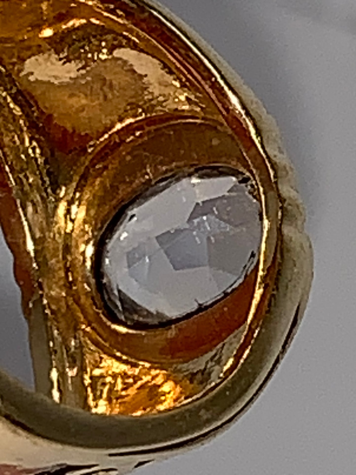14 KT GE ESPO Vintage Gold Ring, Size 4 1/4