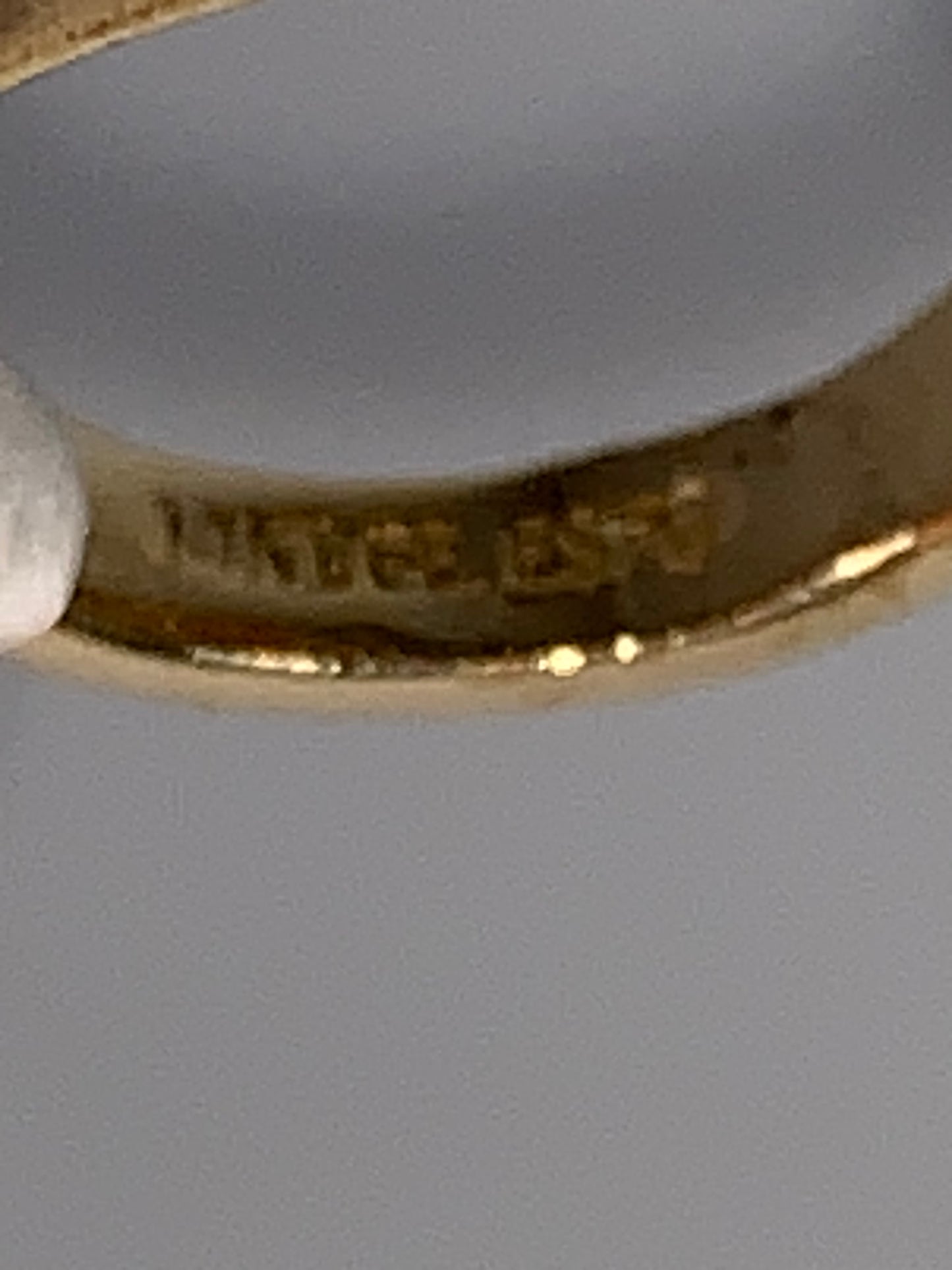 14 KT GE ESPO Vintage Gold Ring, Size 4 1/4