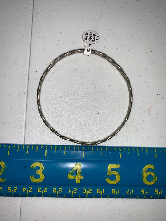 6 1/4" Sterling Silver Bangle Bracelet