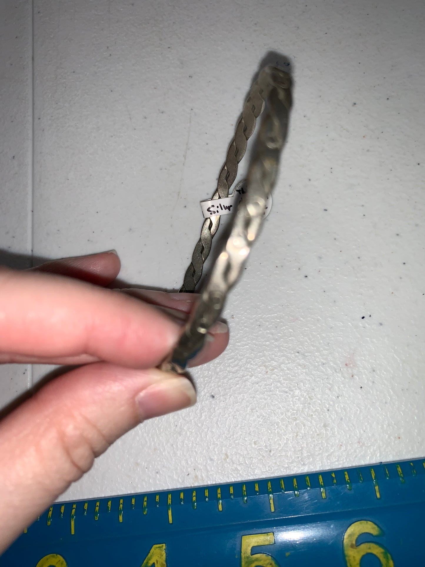 6 1/4" Sterling Silver Bangle Bracelet