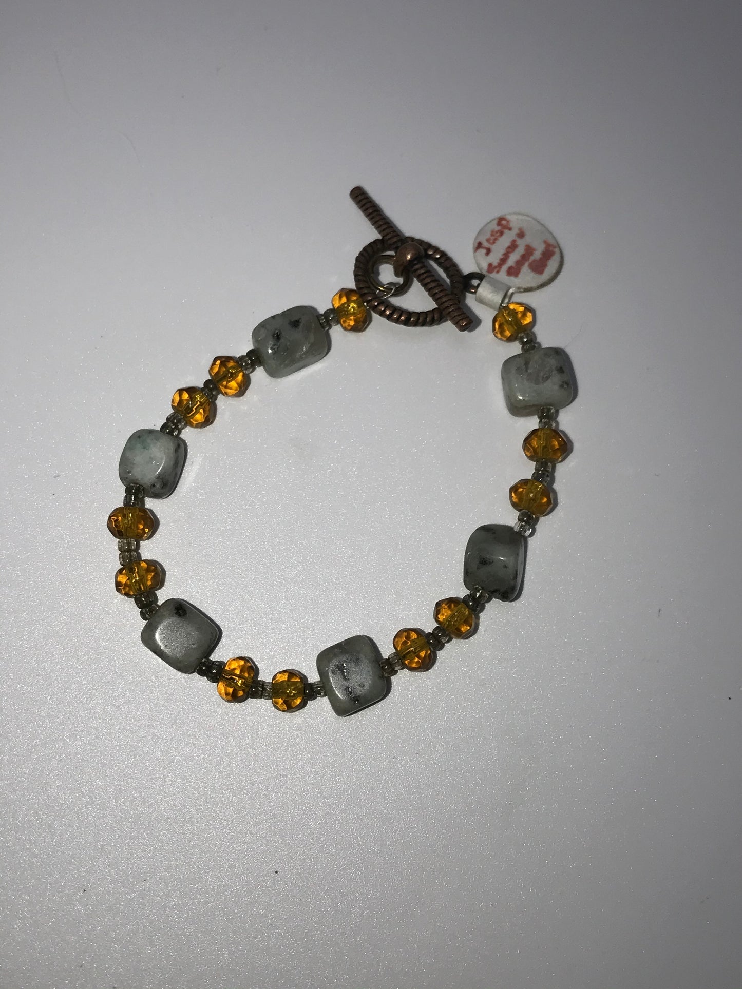 7" Kiwi Jasper Bracelet
