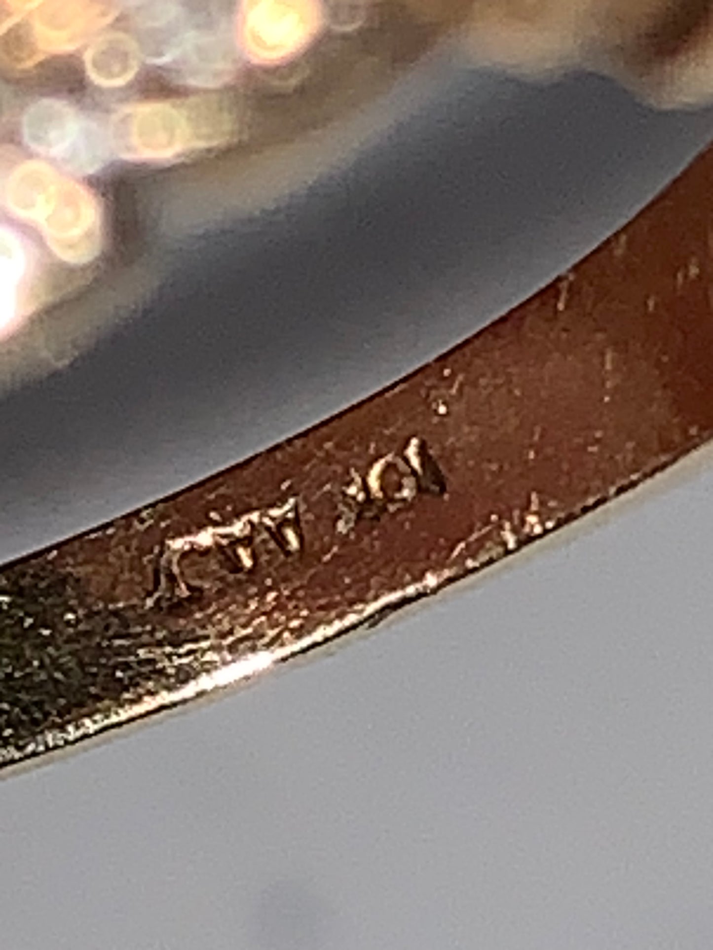 Vintage 10Kt gold Mothers ring, size 7