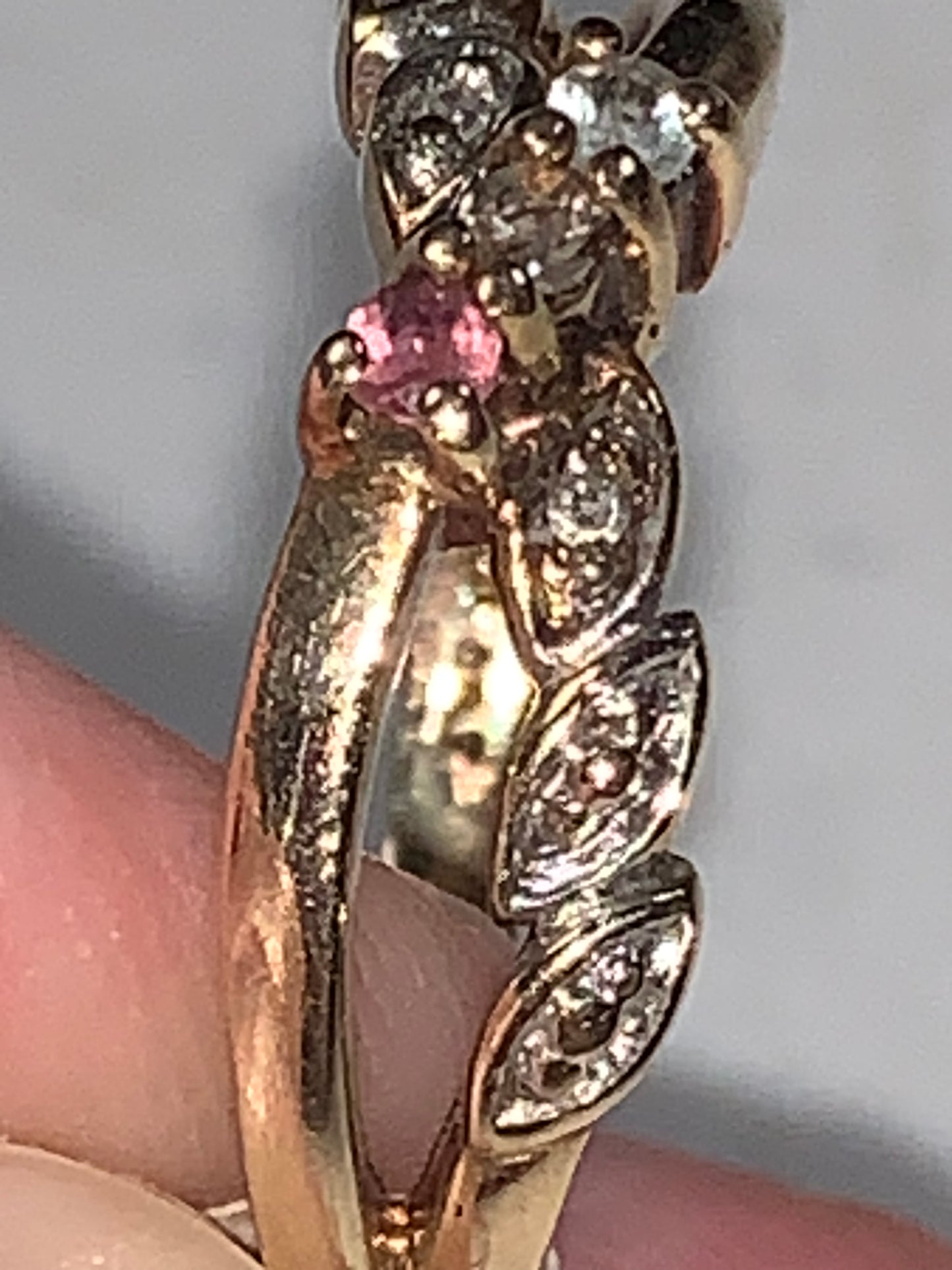 Vintage 10Kt gold Mothers ring, size 7