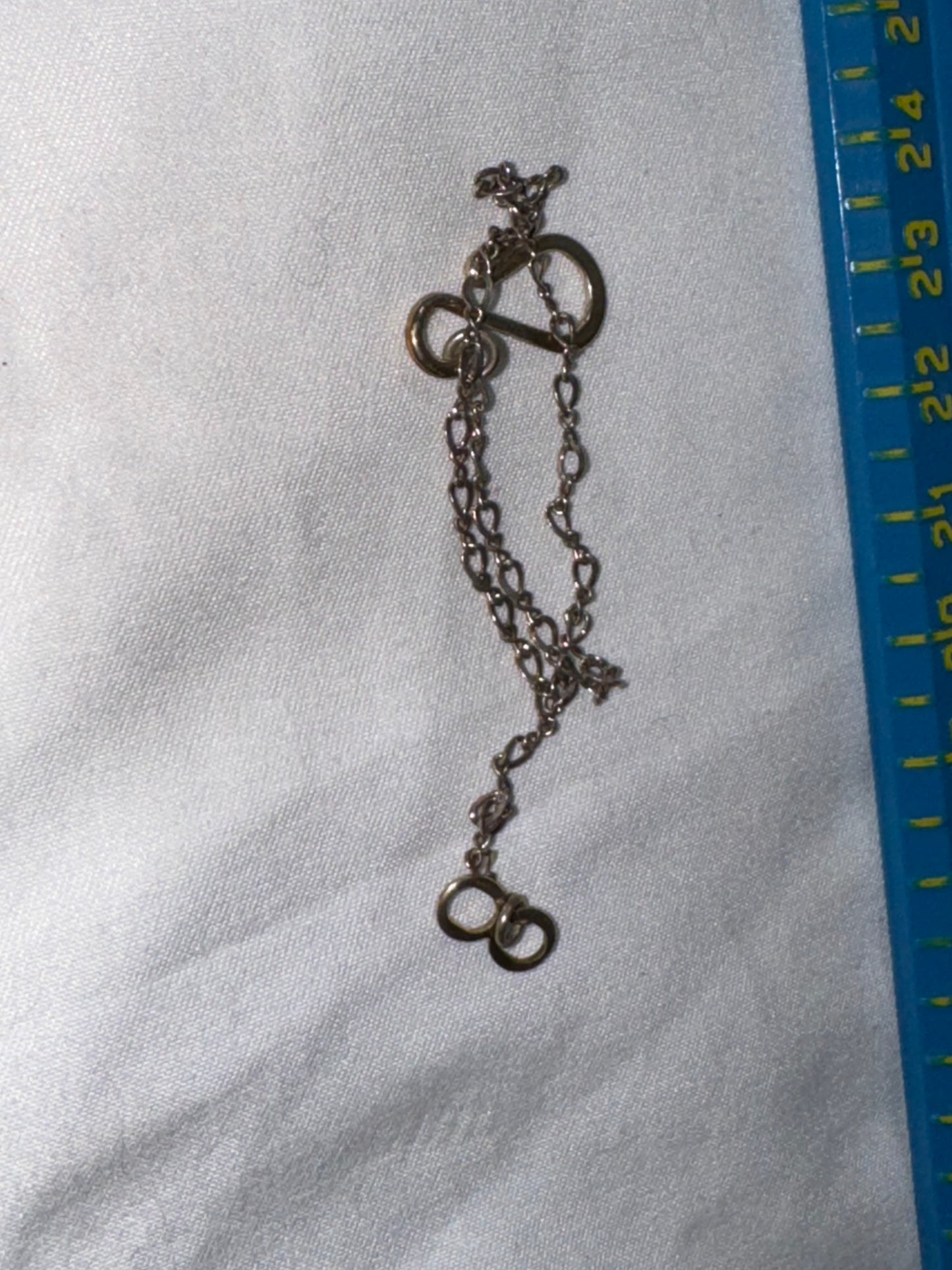 8" Long Sterling Silver Figure 8 Bracelet