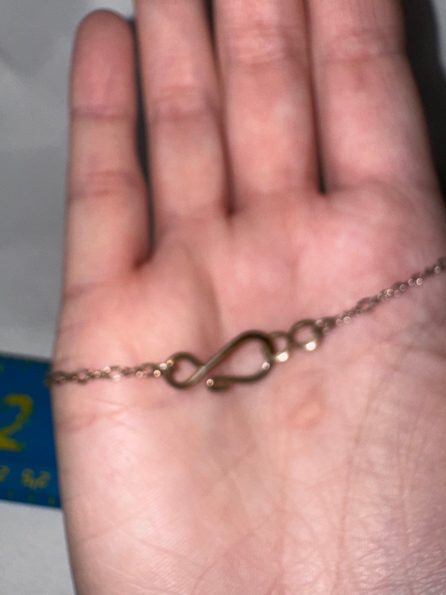 8" Long Sterling Silver Figure 8 Bracelet