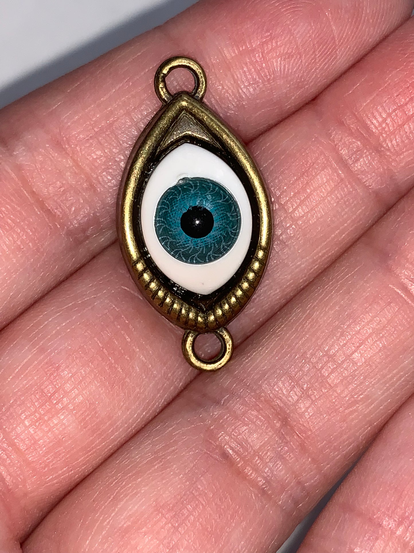 Brass All Seeing Eye Charm
