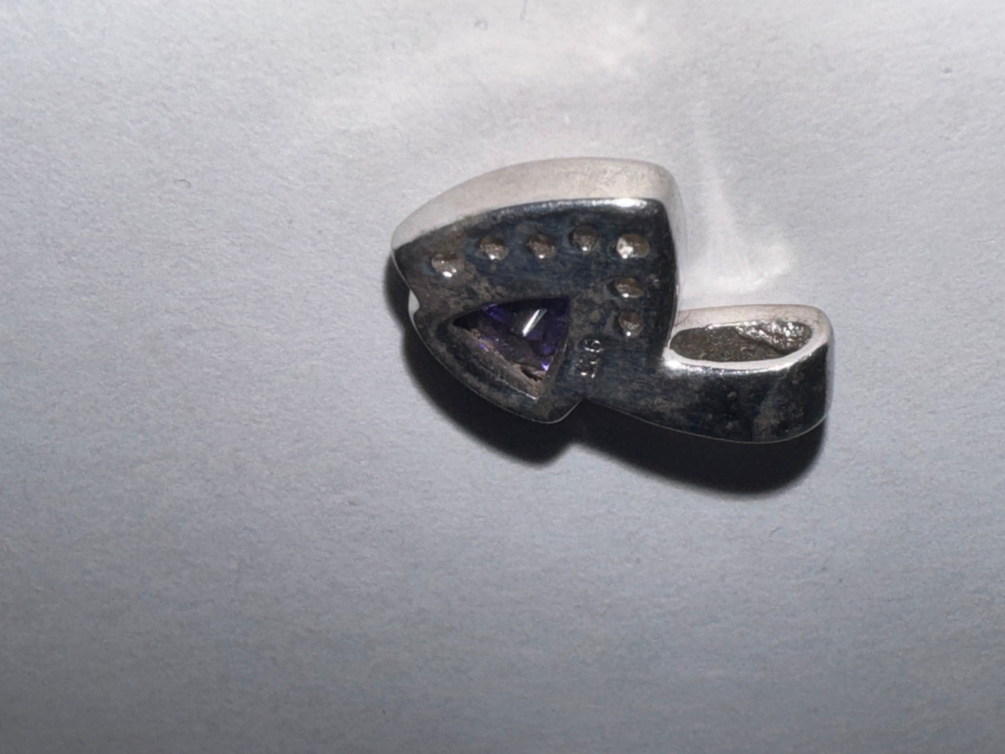 Amethyst, Opal and White Topaz Sterling Silver Pendant