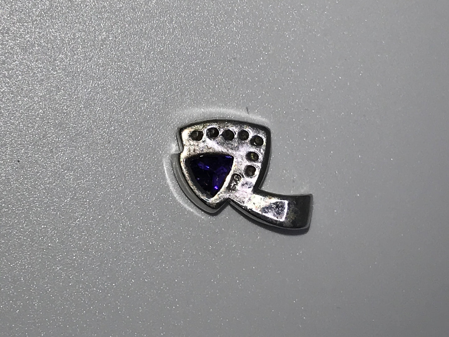 Amethyst, Opal and White Topaz Sterling Silver Pendant