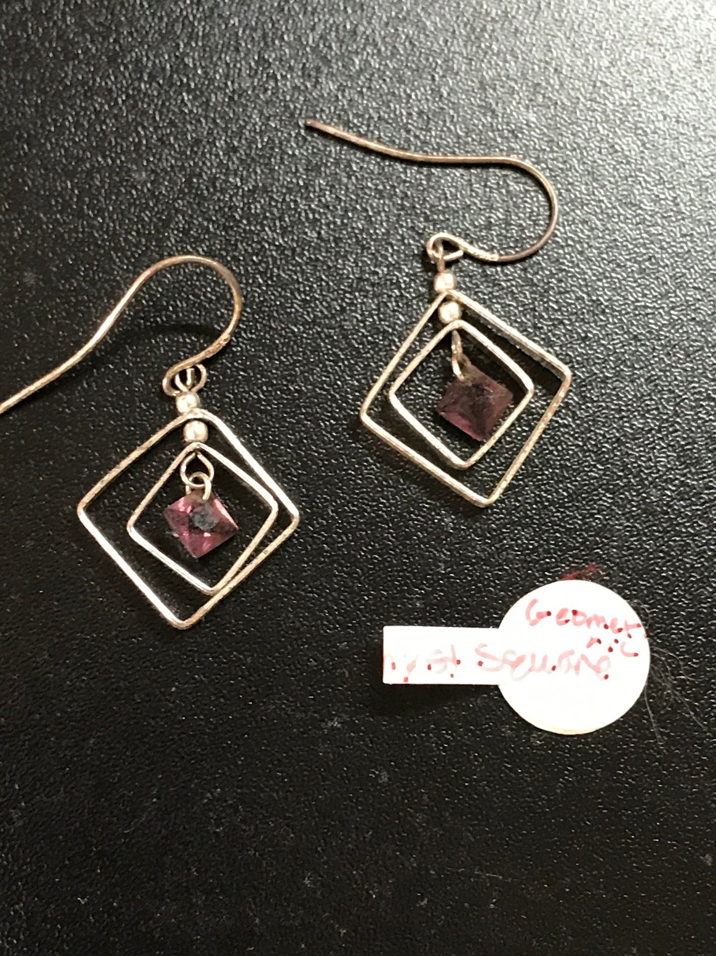 Sterling Silver and Amethyst Earrings