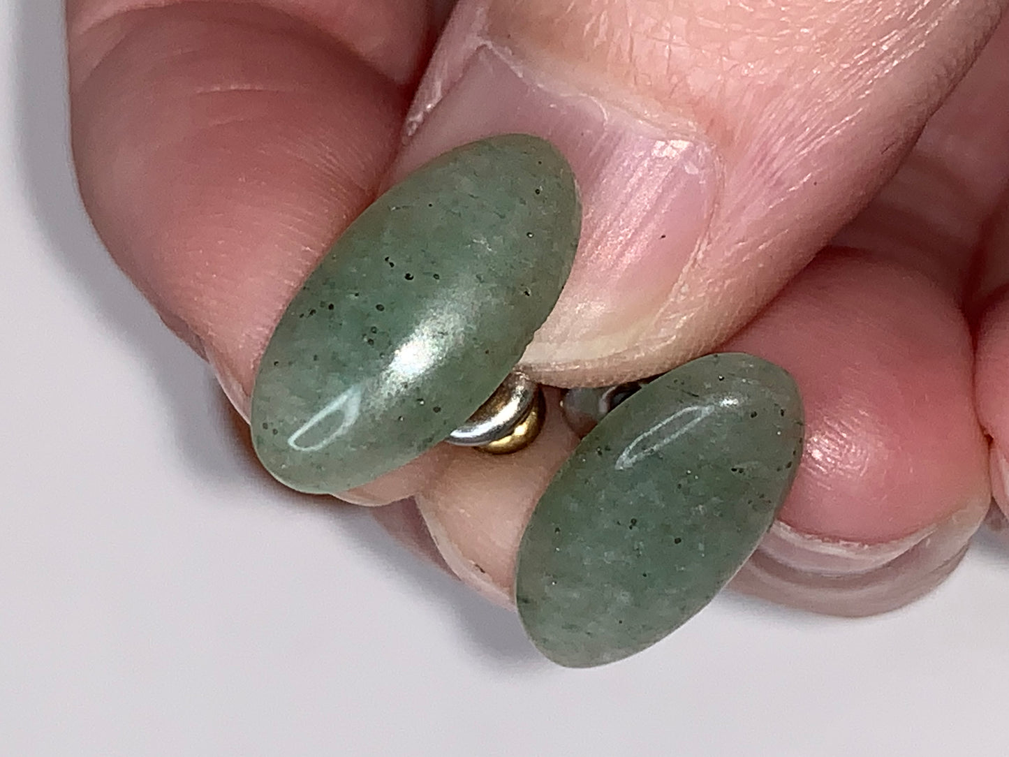 Aquamarine 18kt gf Post Earrings