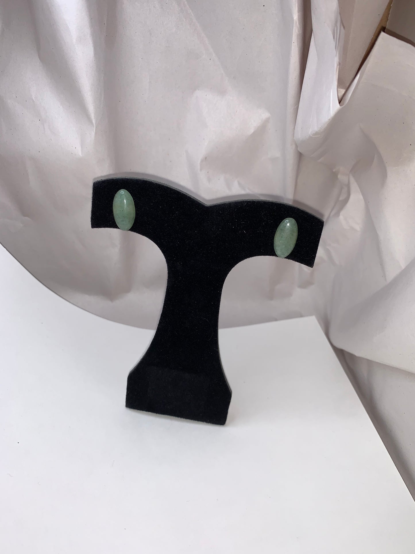 Aquamarine 18kt gf Post Earrings