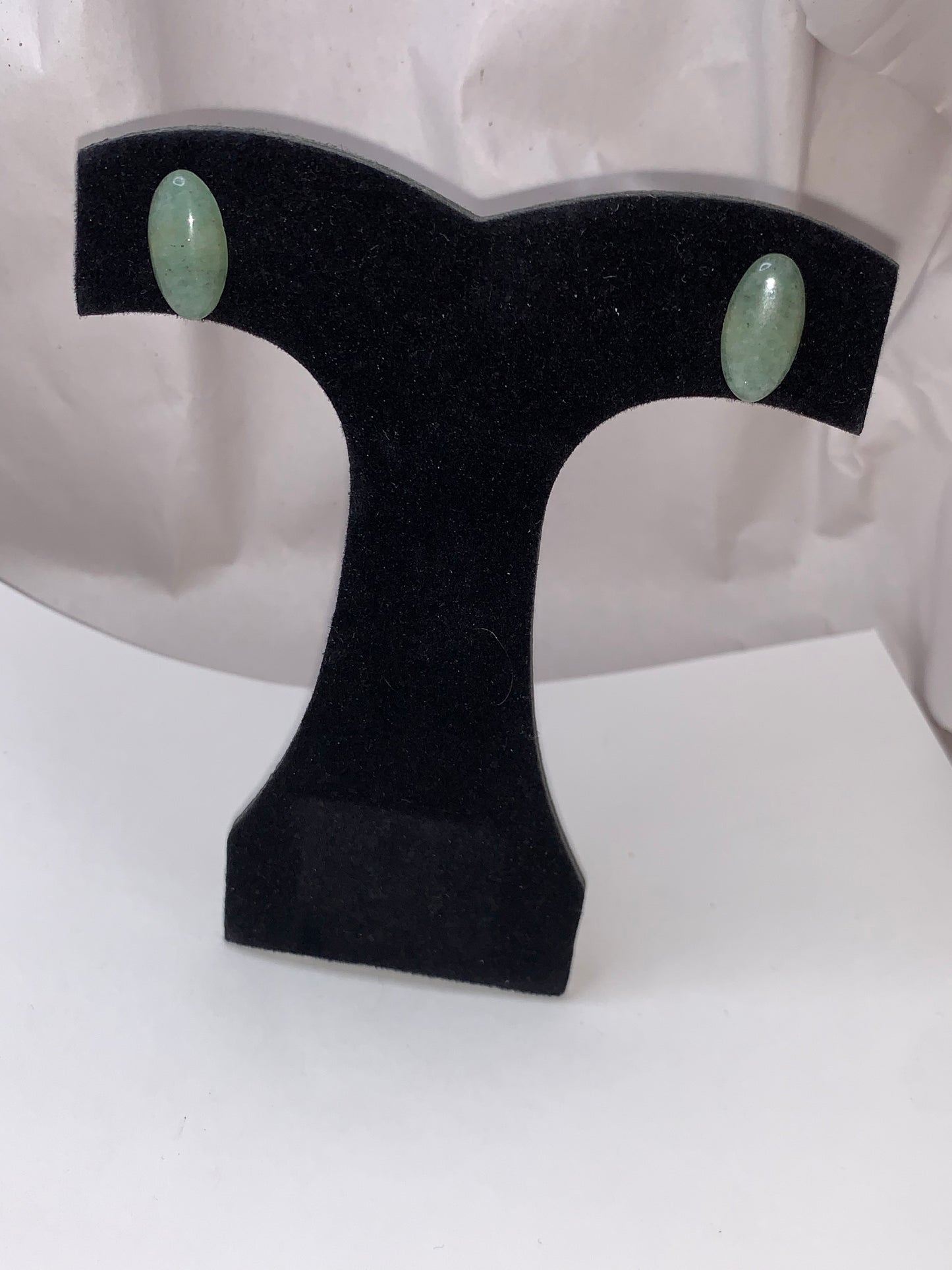 Aquamarine 18kt gf Post Earrings