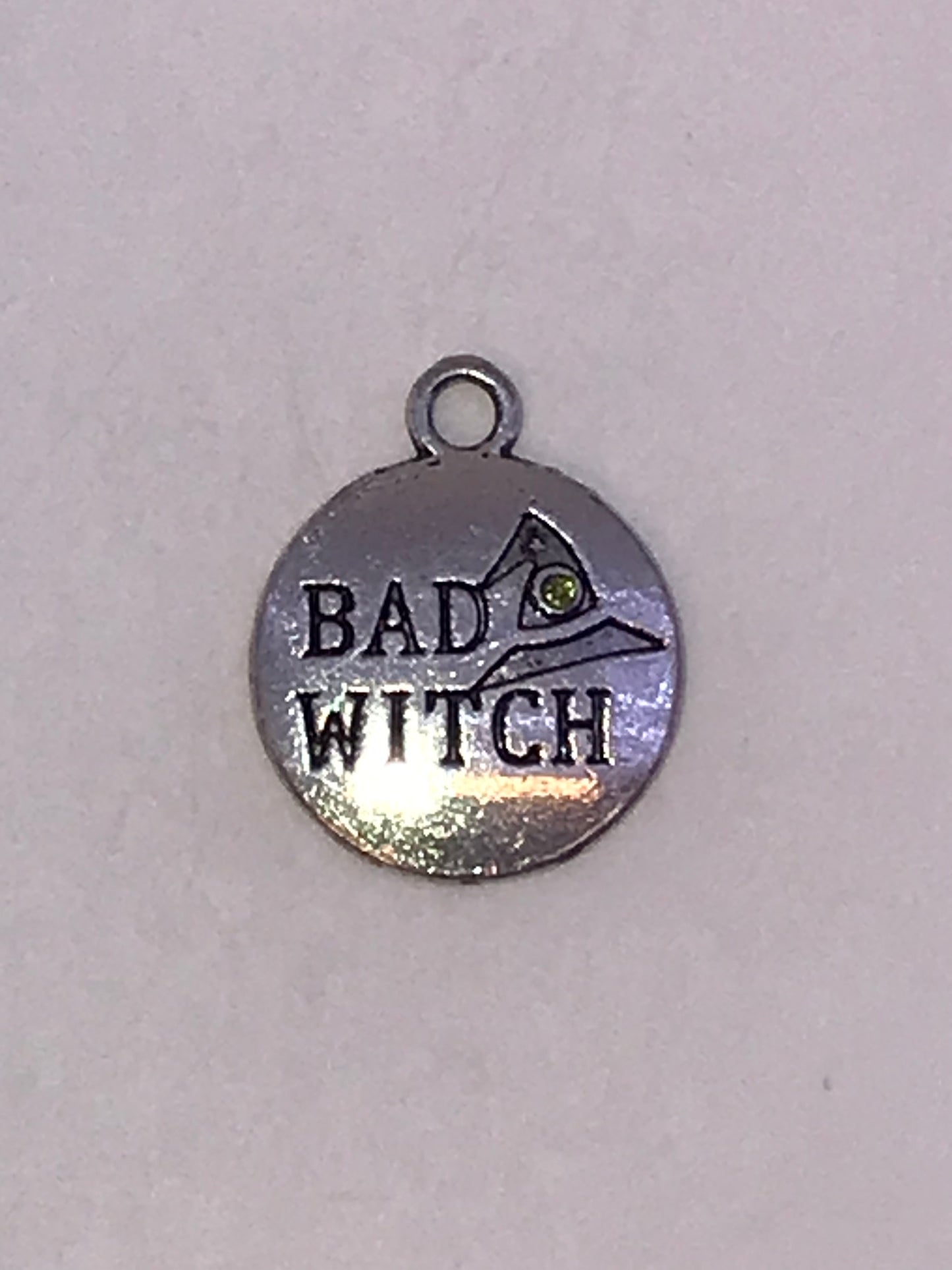 Pewter Bad Witch Charm