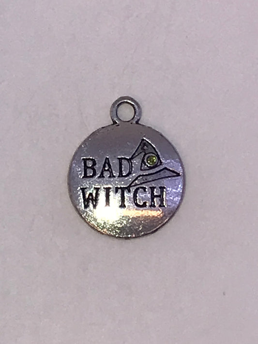 Pewter Witch Charm
