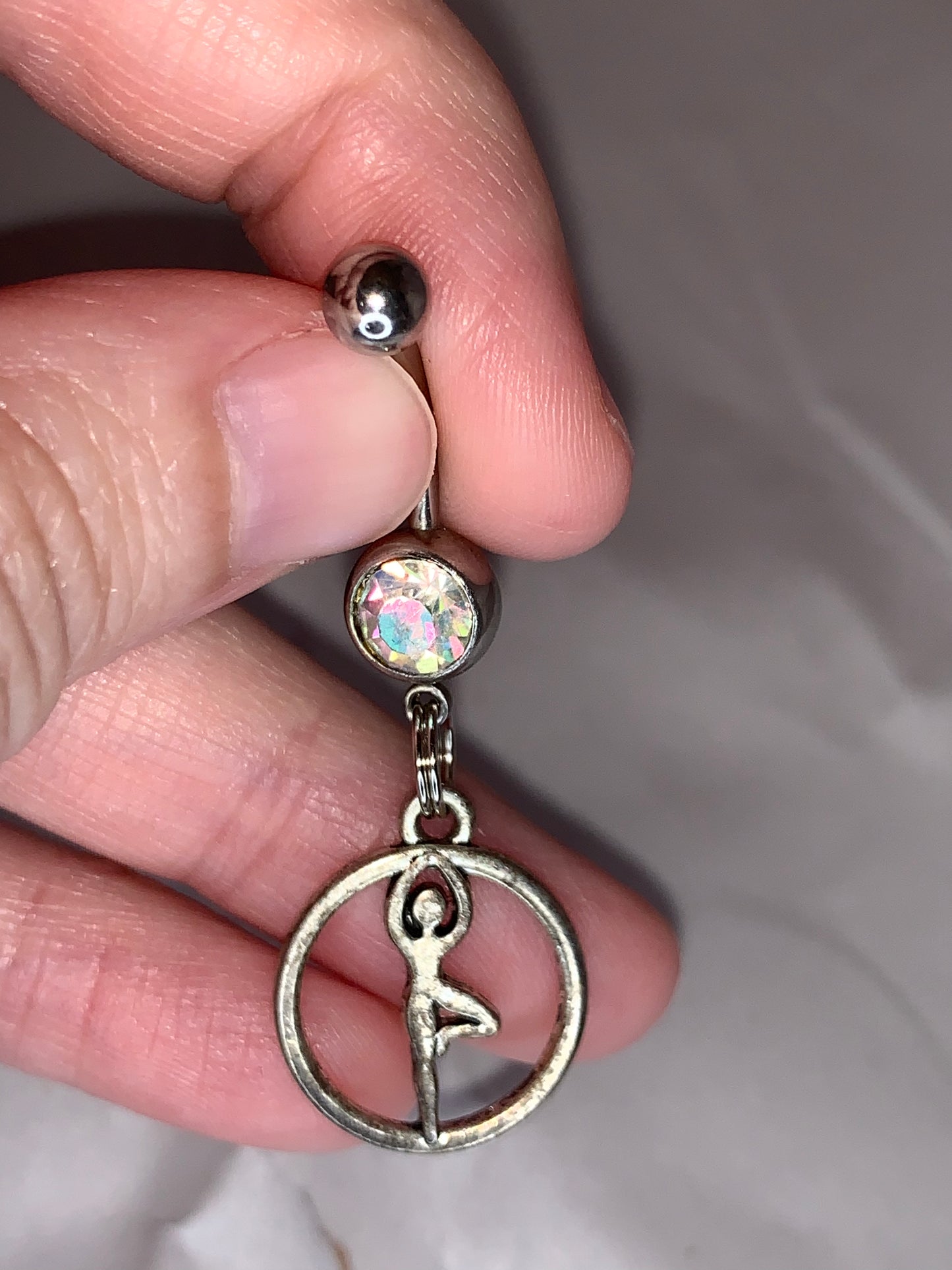 Ballerina Dangle Belly Ring