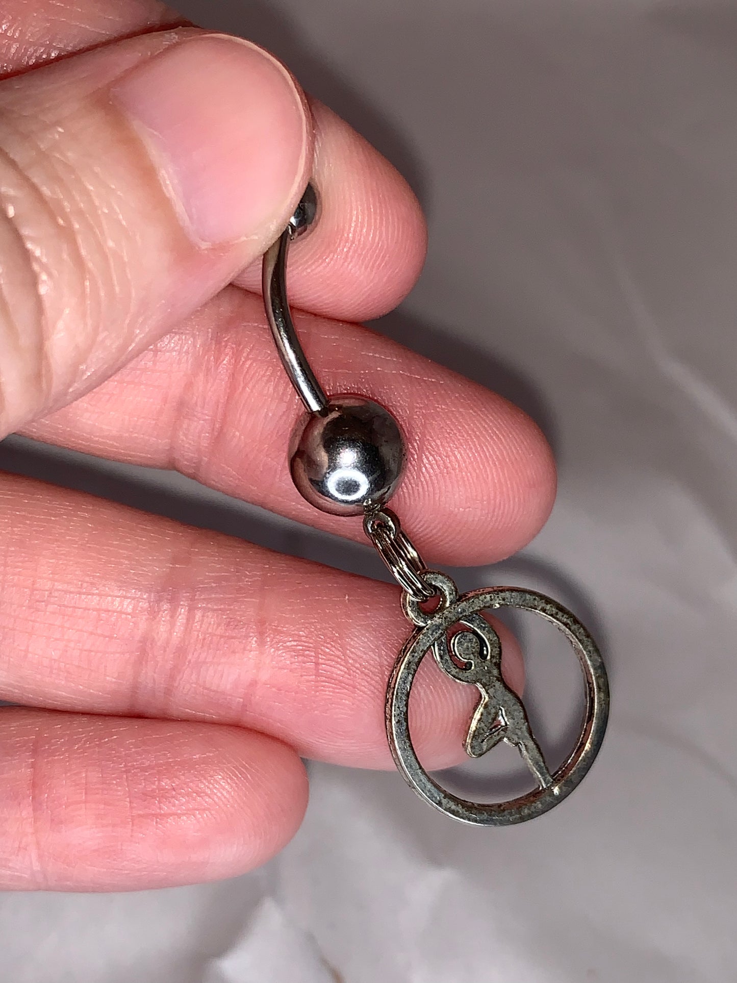 Ballerina Dangle Belly Ring