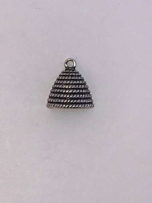 Pewter Beehive Charm
