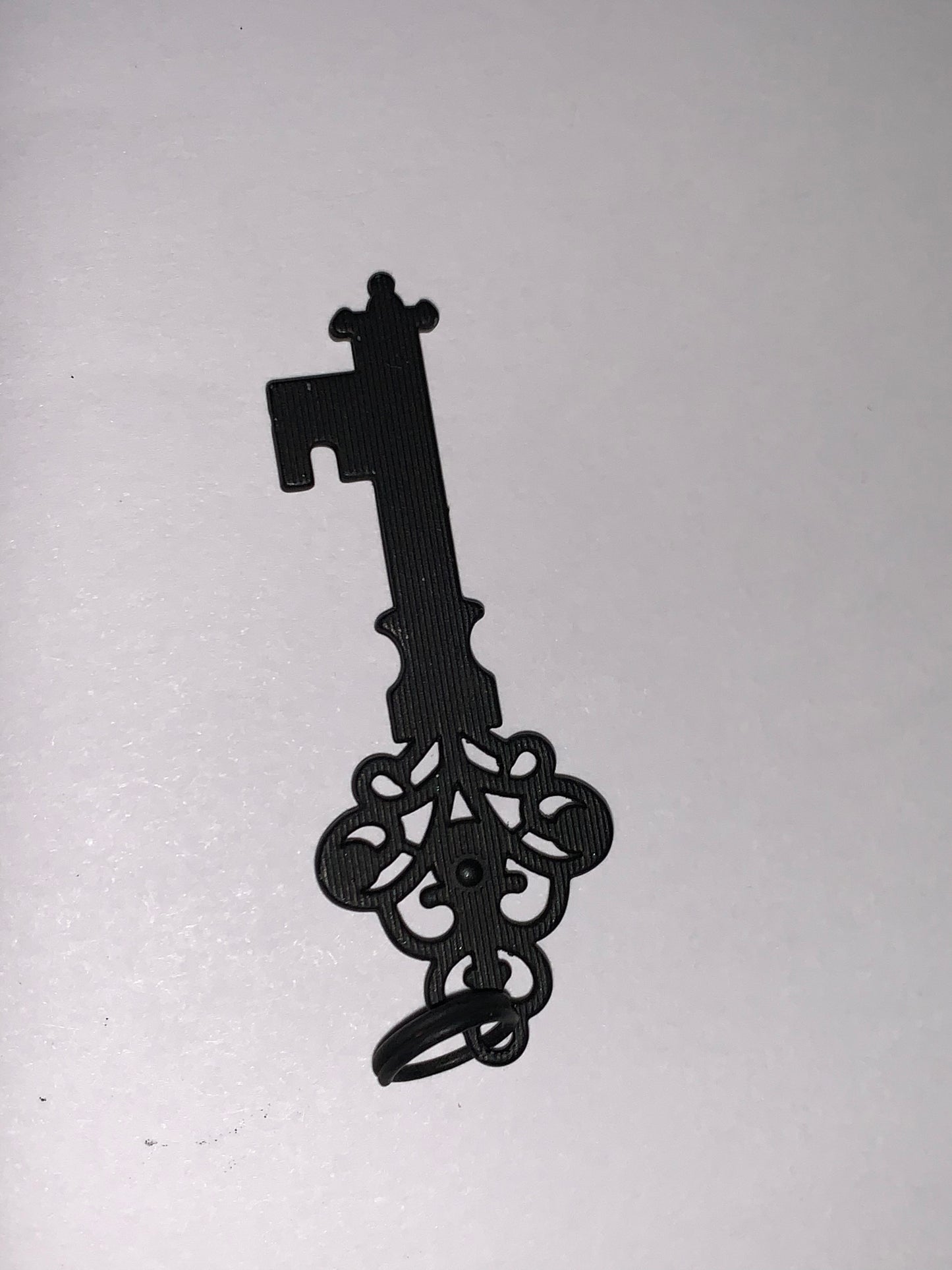 Black and Red Key Pendant