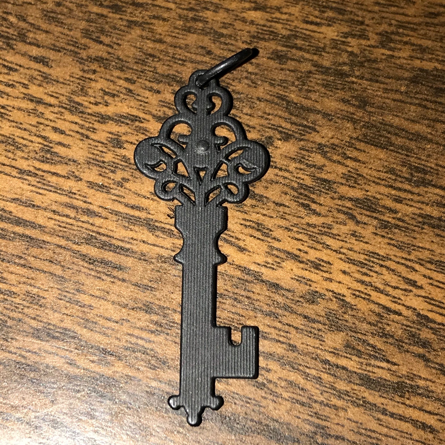 Black and Red Key Pendant