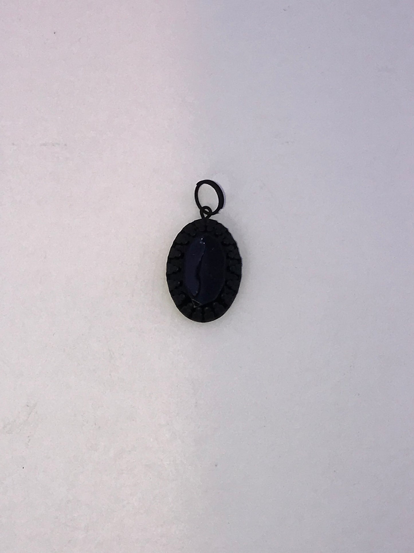 Black Oval Pendant