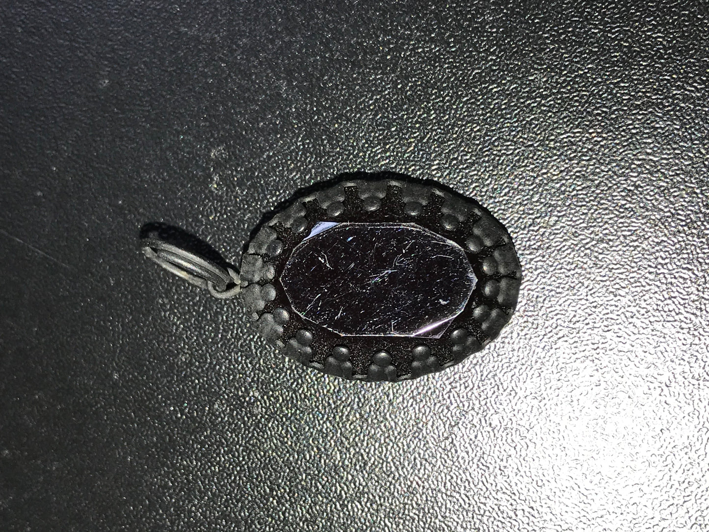 Black Oval Pendant