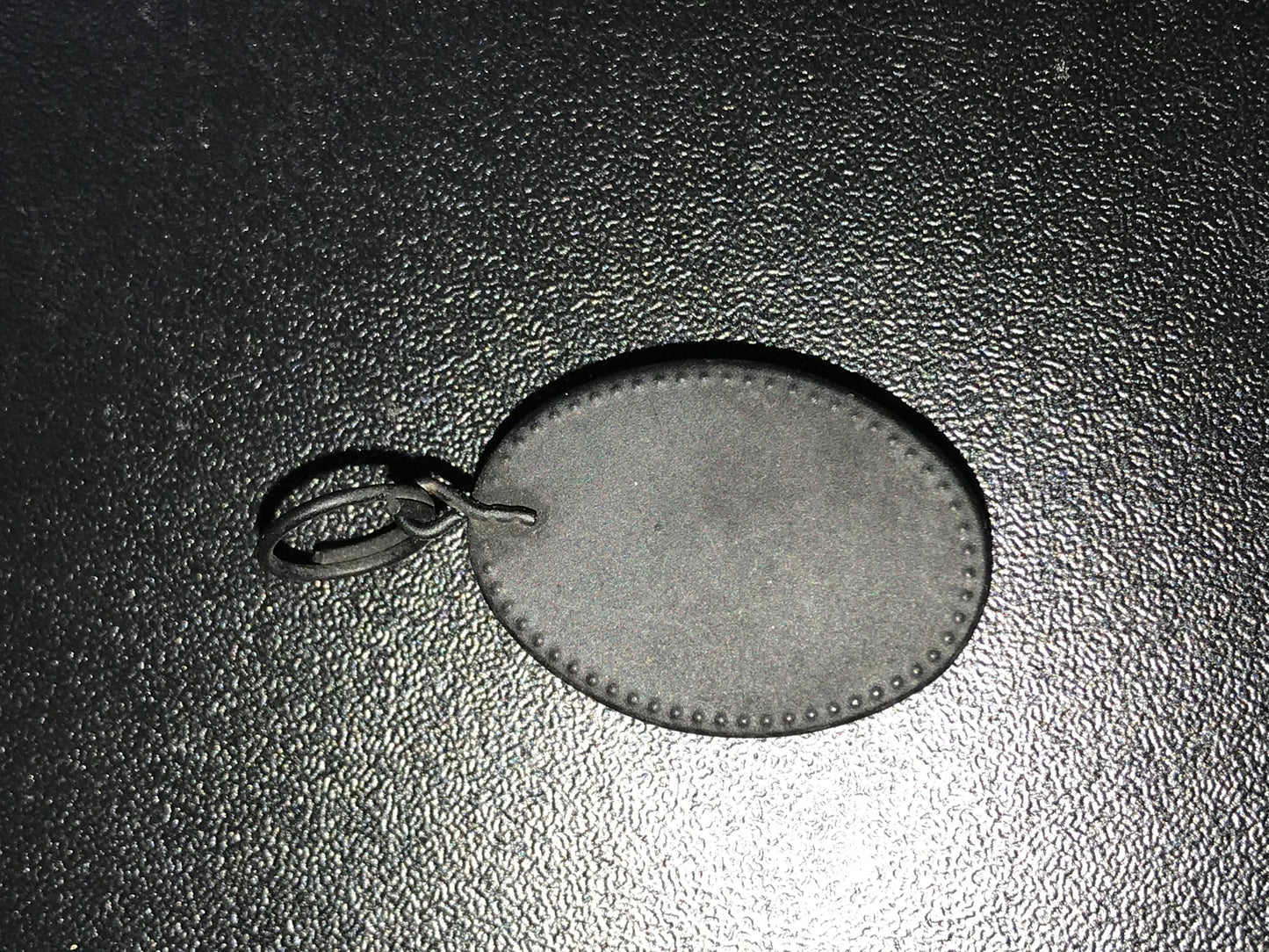 Black Oval Pendant