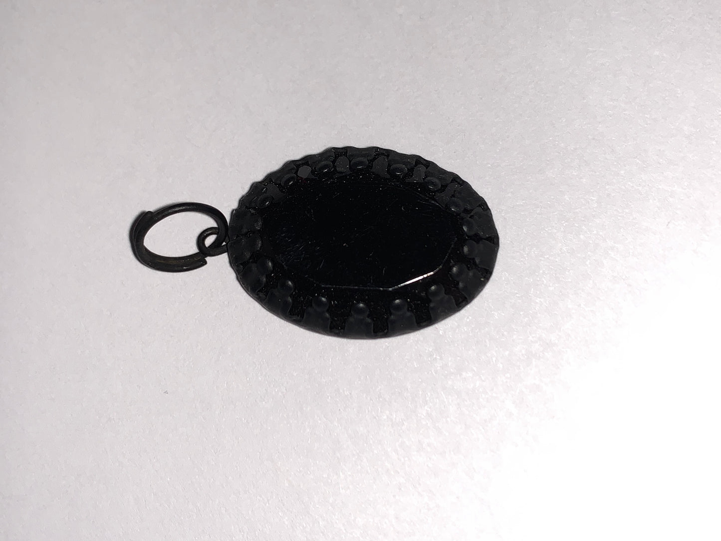 Black Oval Pendant