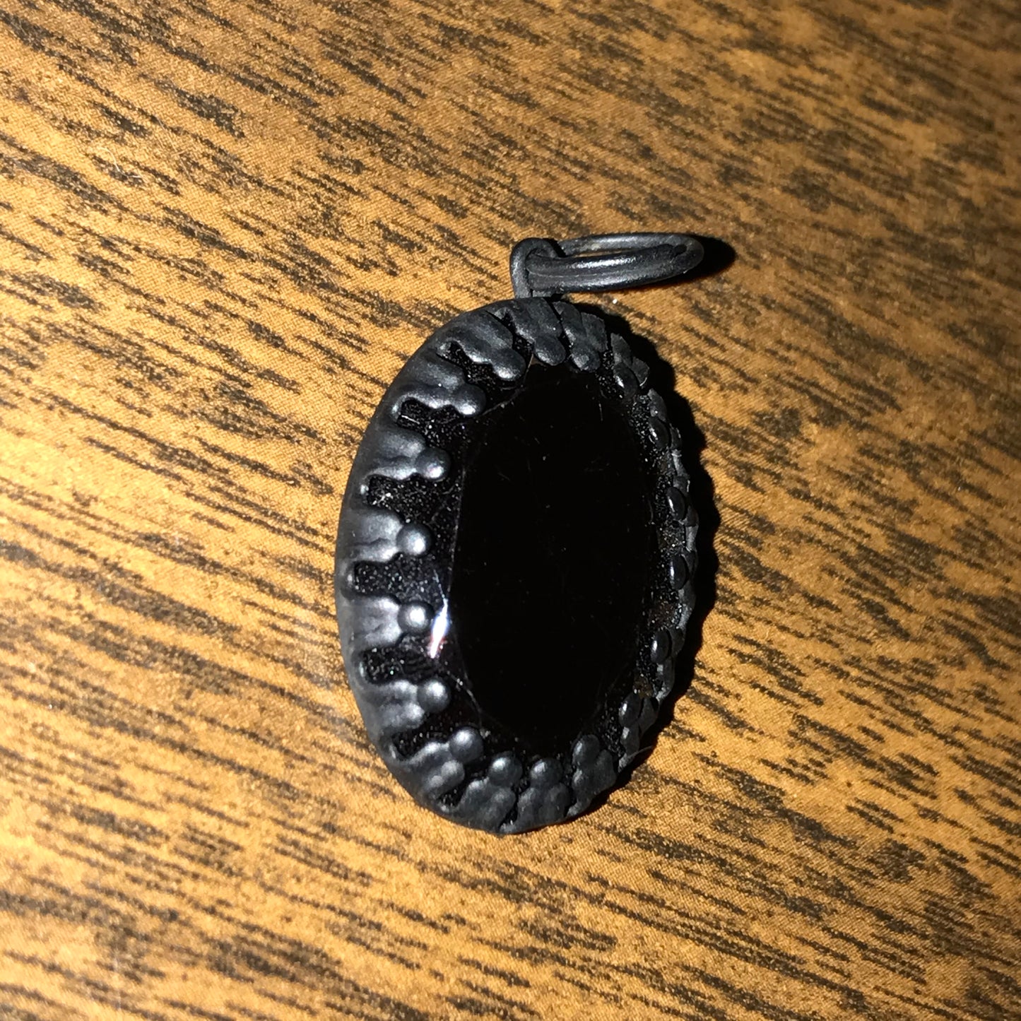 Black Oval Pendant