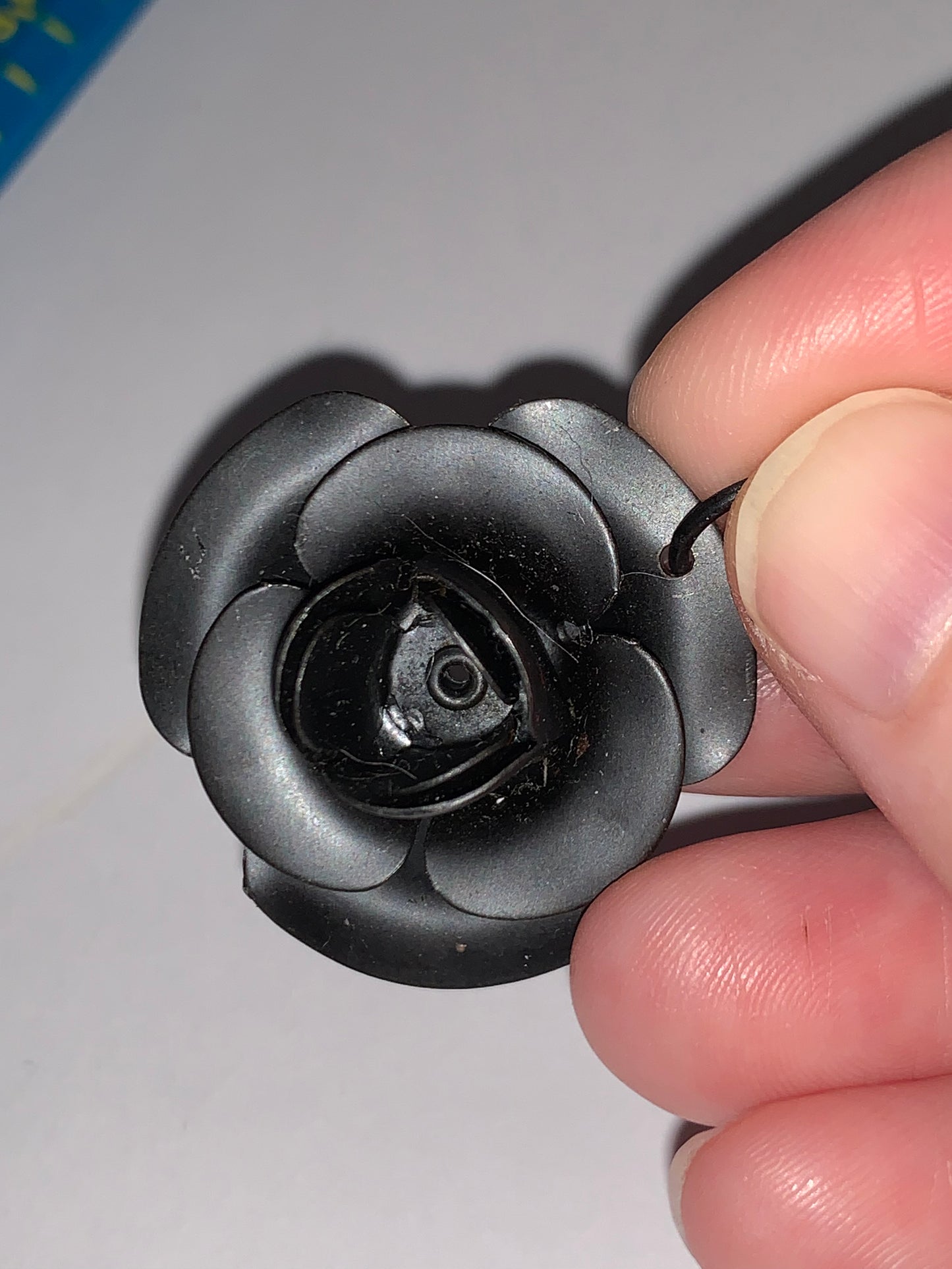 Black Rose Pendant