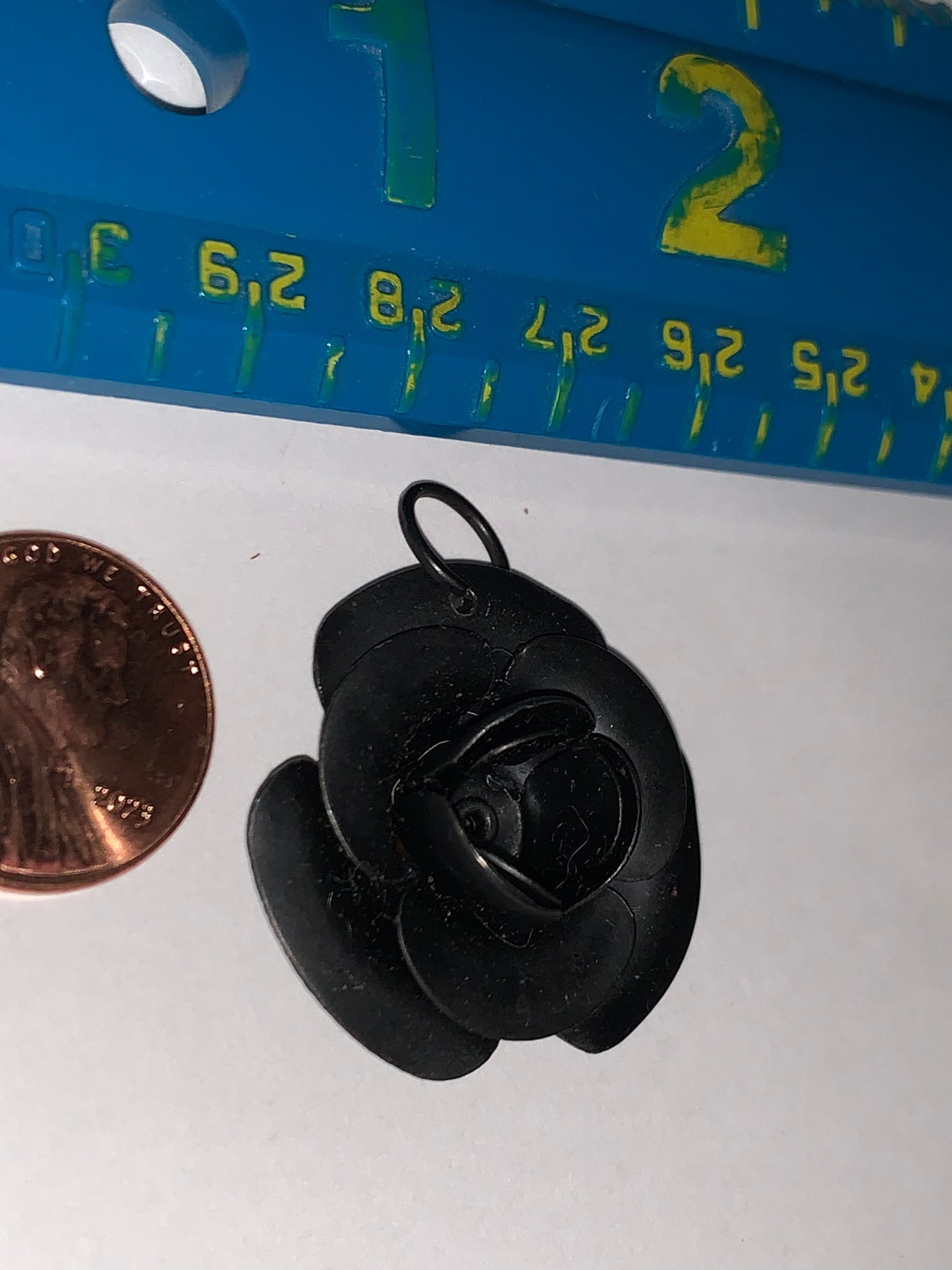 Black Rose Pendant