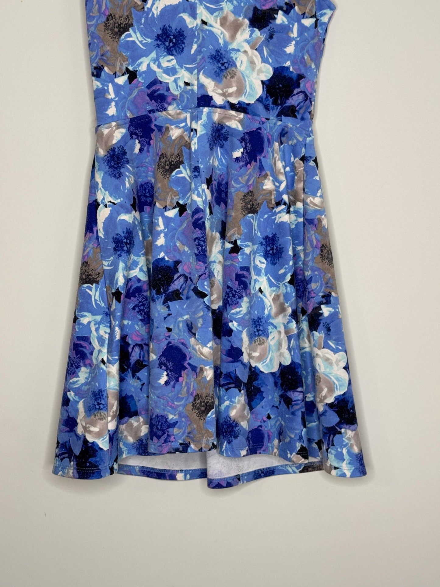 Blue Floral Forever 21 Dress, Size Small