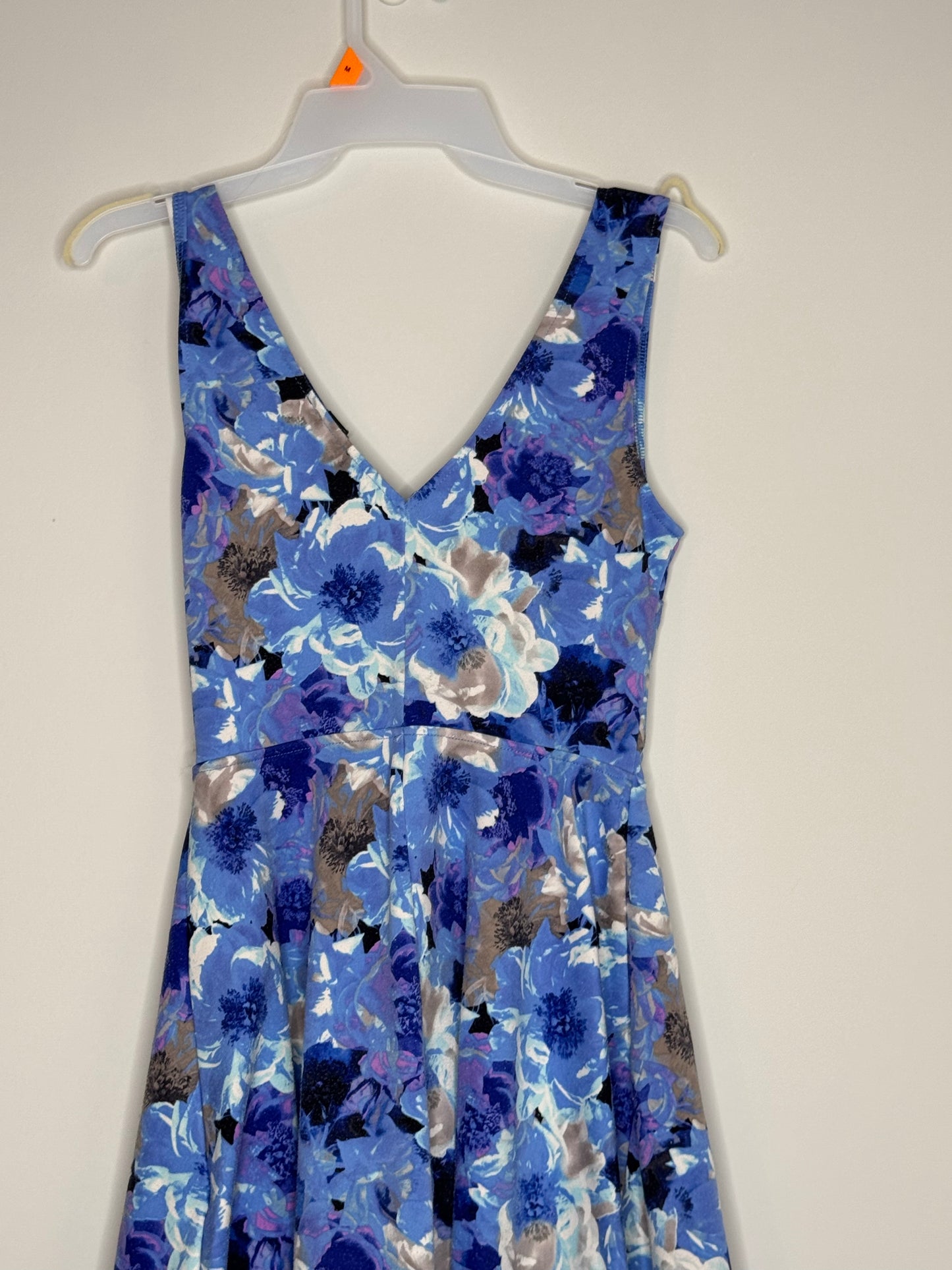 Blue Floral Forever 21 Dress, Size Small