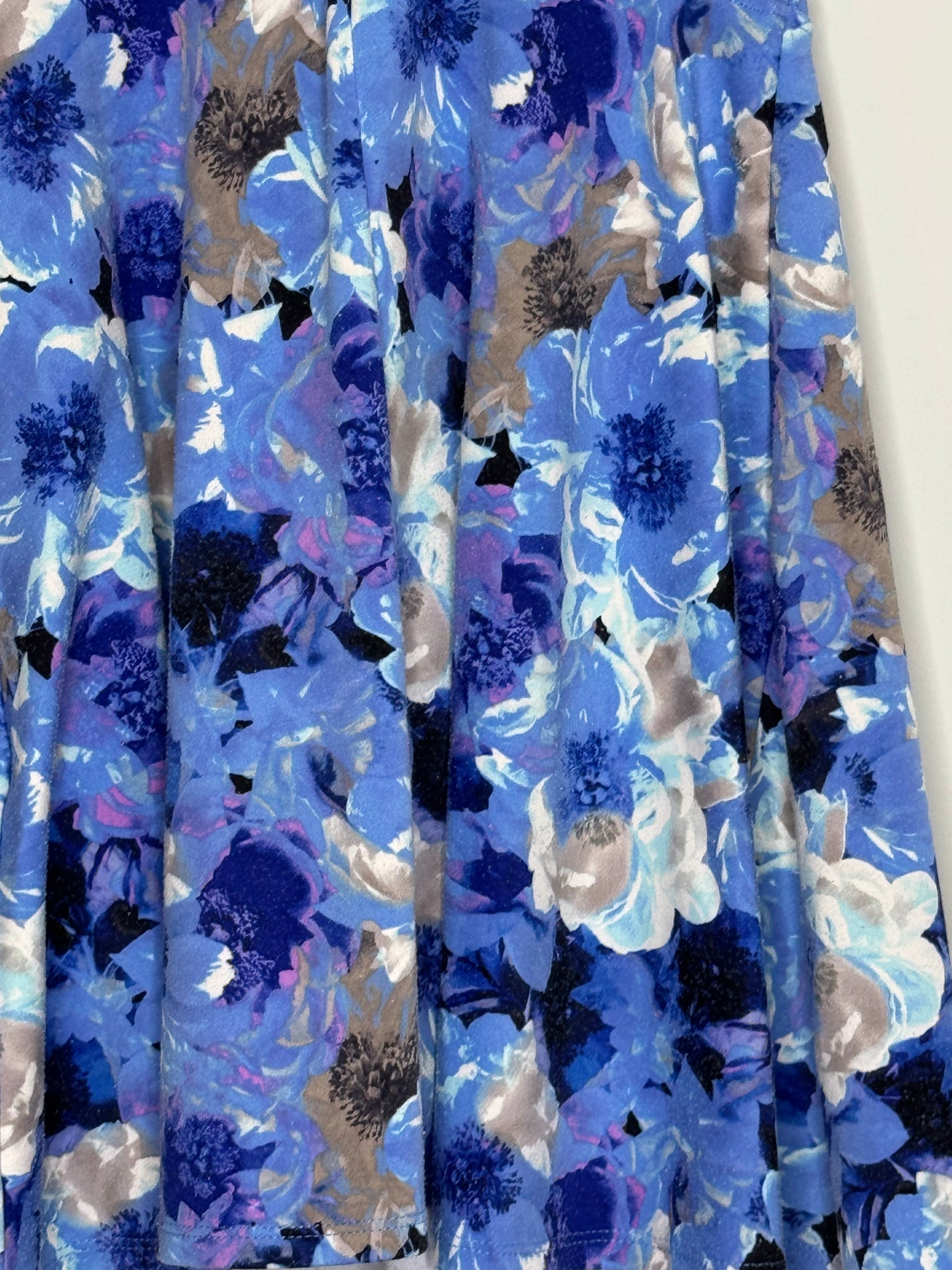 Blue Floral Forever 21 Dress, Size Small