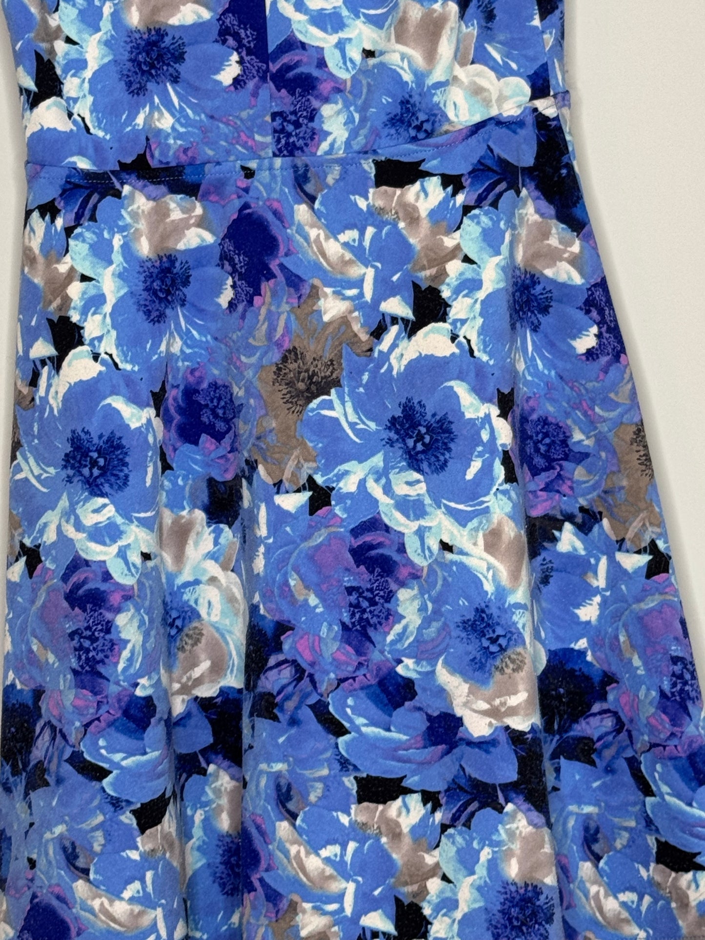 Blue Floral Forever 21 Dress, Size Small